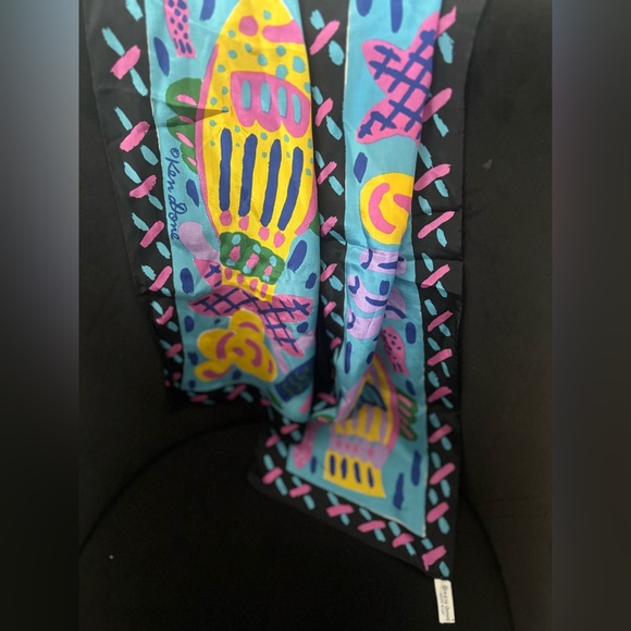 Ken Done Silk Scarf - Picture 3 of 3